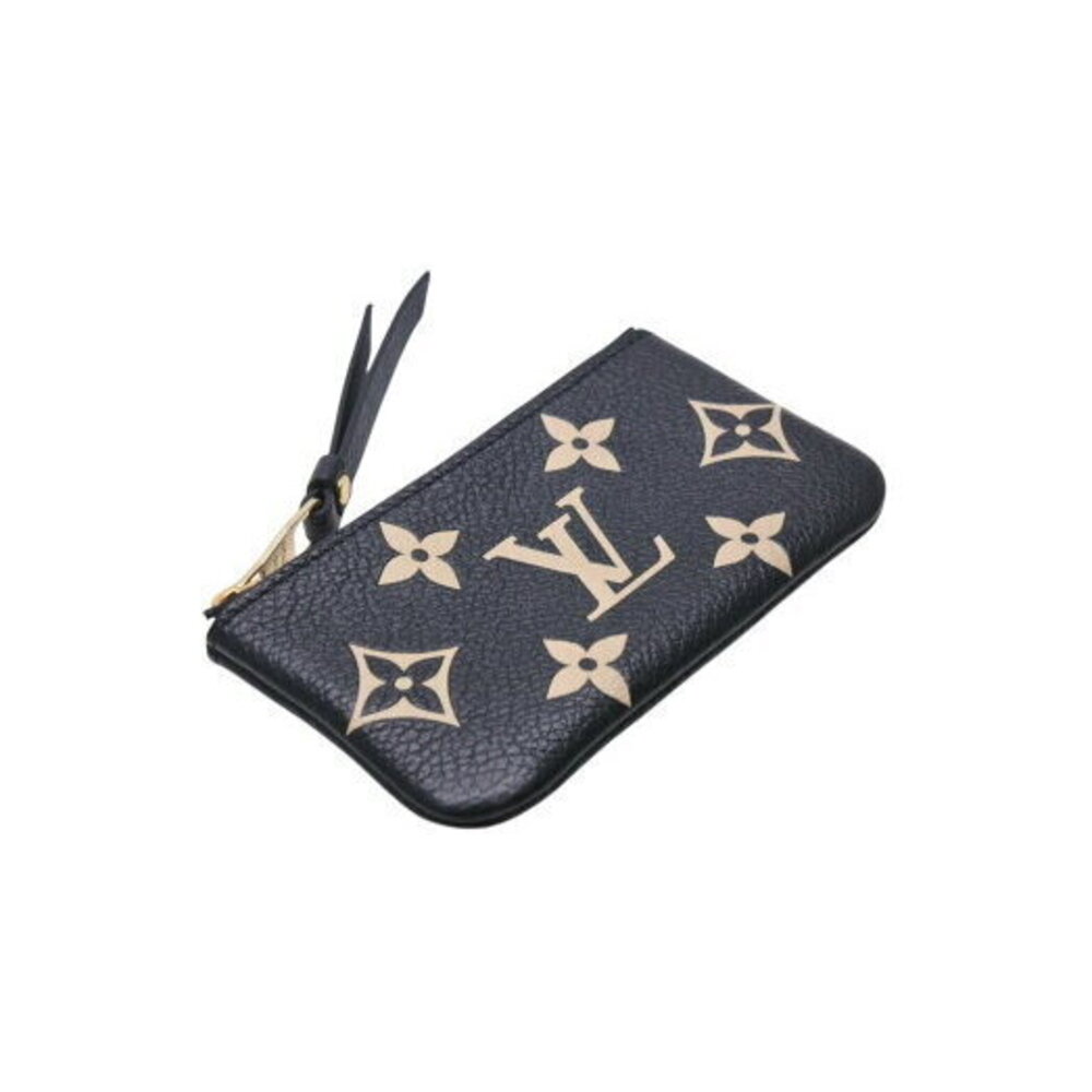 Louis Vuitton Monogram Pochette Noir Black Coin Wallet Case Logo - Picture 4 of 7